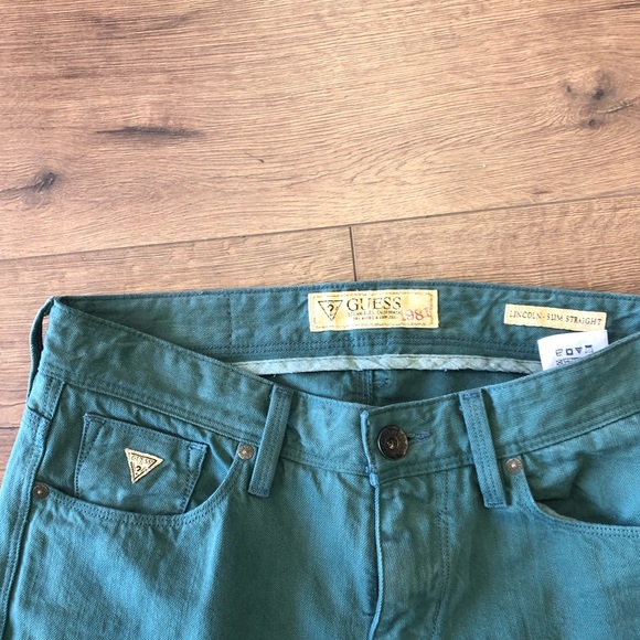 GUESS LOS ANGELES LINCOLN SLIM STRAIGHT JEANS IN SIZE 30 /32 - Picture 6 of 8